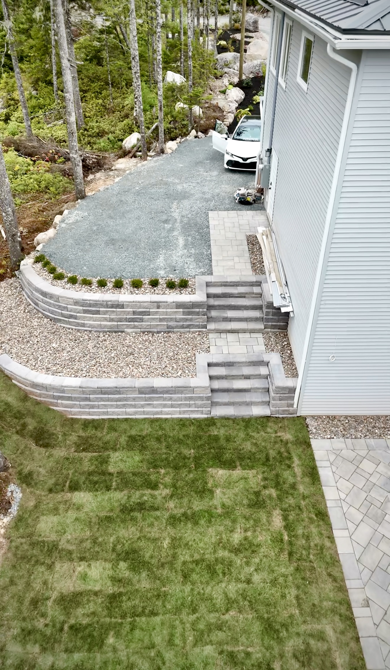 Sod installation